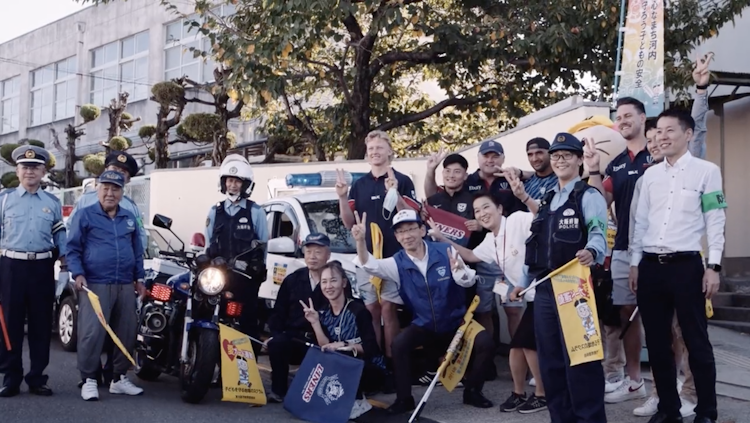 Connecting with the Osaka Community through the Hanazono Kintetsu Liners Eye Guard Program