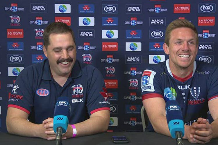 Vodafone Super Rugby AU Round Ten: Melbourne Rebels press conference