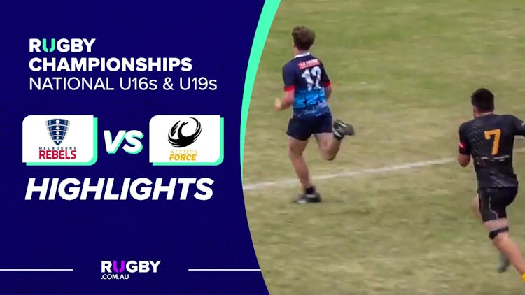U16s Melbourne Rebels v Western Force Highlights | National Rugby Championship Round 2