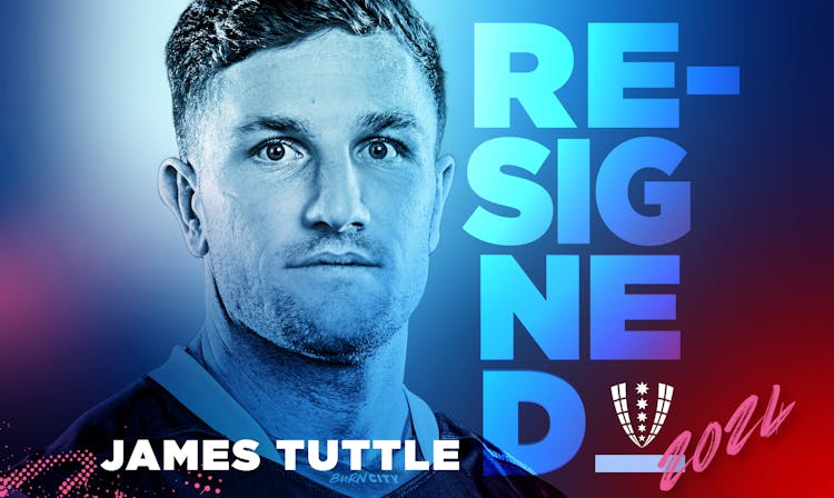 Starting scrum-half James Tuttle has re-signed with the Rebels for two more seasons.