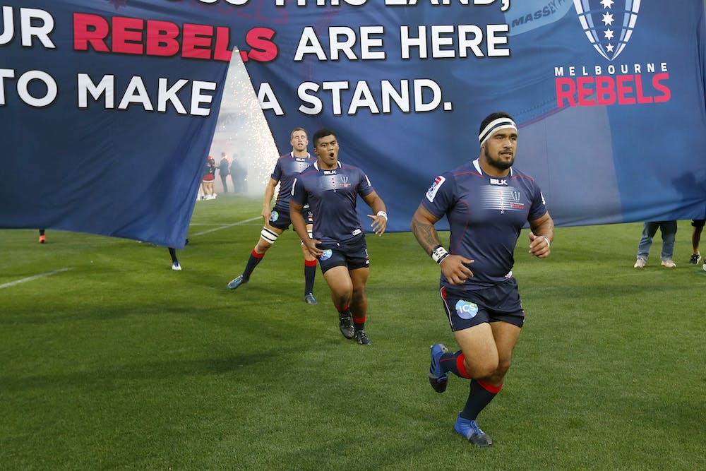Rebels running out onto field 