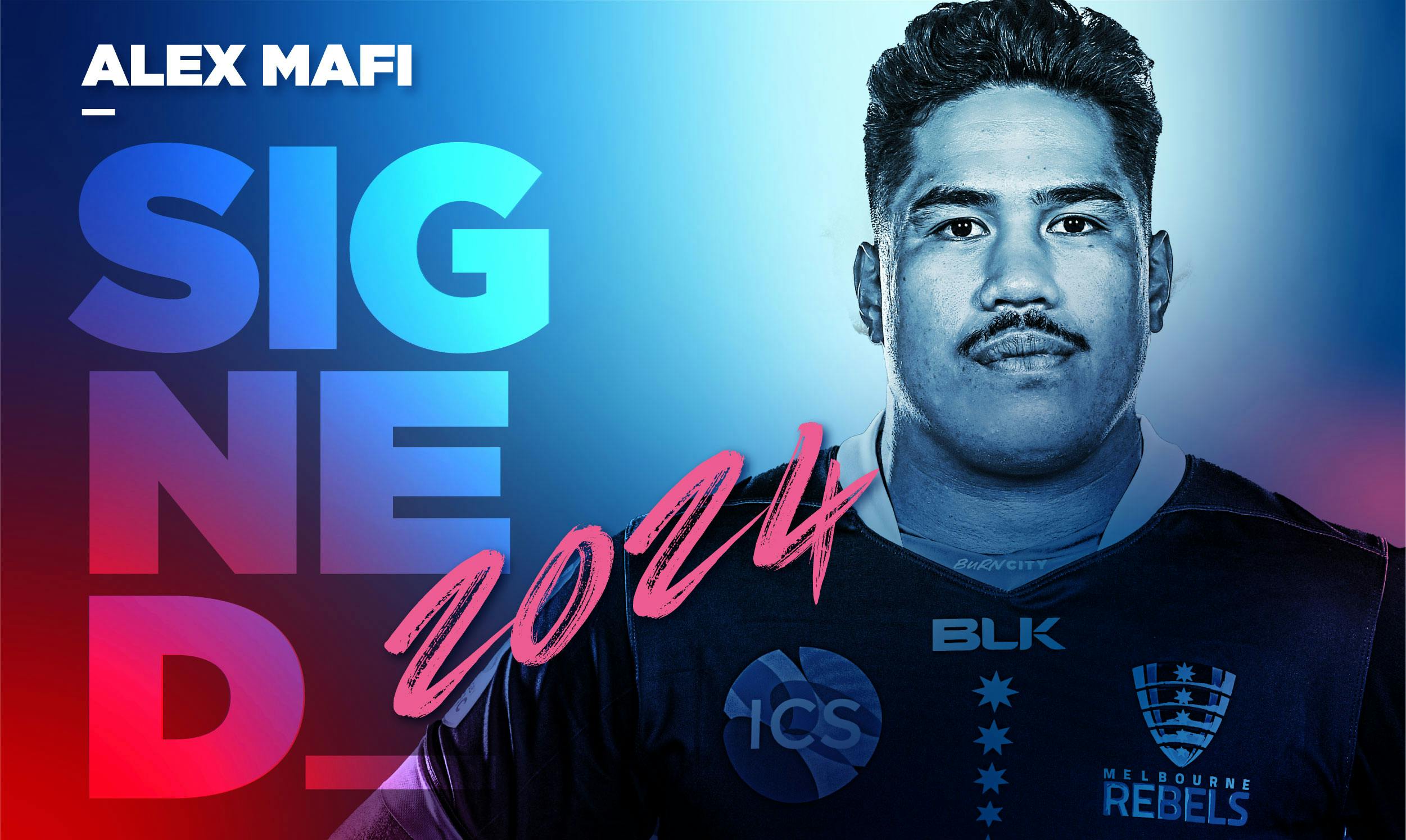 Mafi has committed to the Club on a multi-year deal, signing with the Rebels until the end of the 2024 season. 