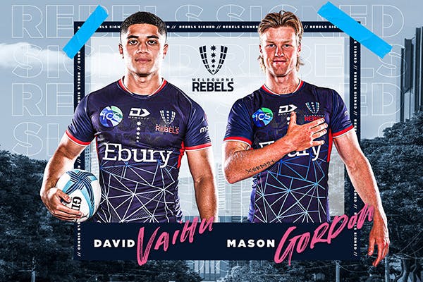 The Melbourne Rebels are thrilled to announce two more exciting re-signings, with Australian Under-20’s stars Mason Gordon and David Vaihu re-committing to the Club.