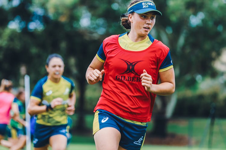 Te Aute completed her first PONI Squad Camp this week ahead of her second Super W season with the Rebels (Image: Wallaroos Media).